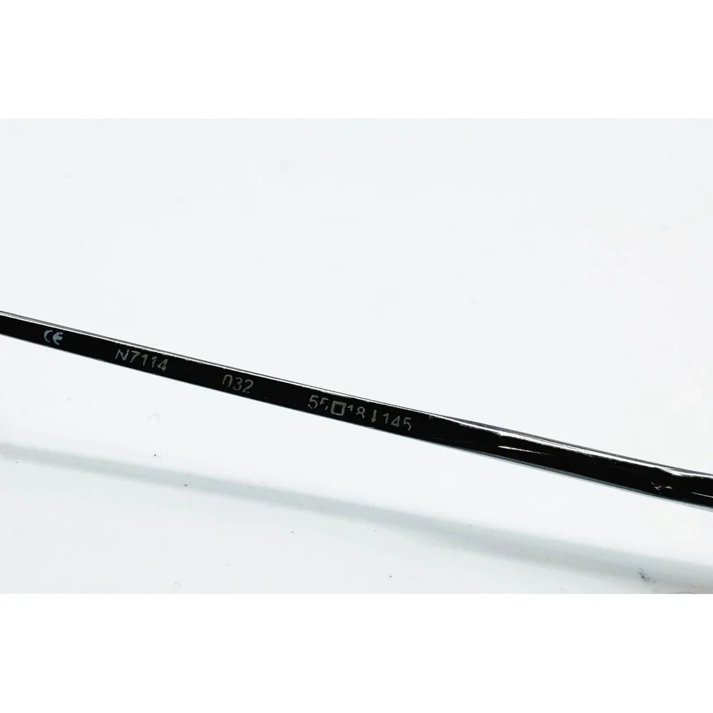 Nautica Eyeglass Frames Mens Black N7114 032 Oval Full Rim 55-18-145